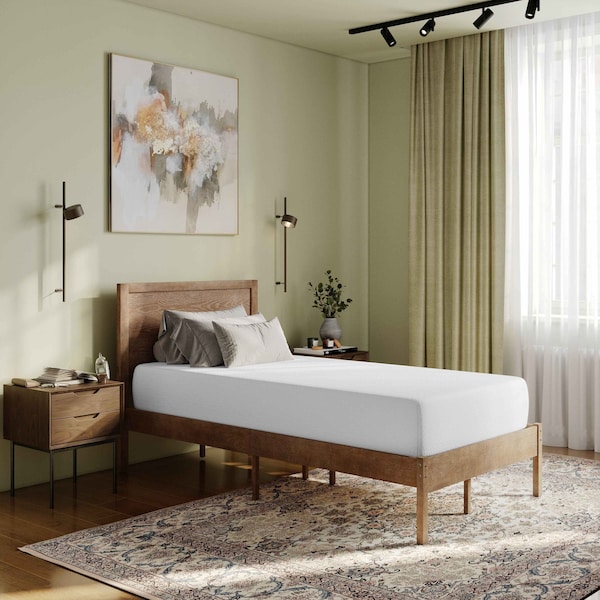 Flash Furniture Cloud Green Tea Cooling Gel 4-Layer Memory Foam 10-in. Twin Mattress in a Box, Washable Cover CL-MFB4L-10-T-GG - main